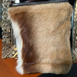 Kulu Leather and Fur Crossbody - NO STRAP